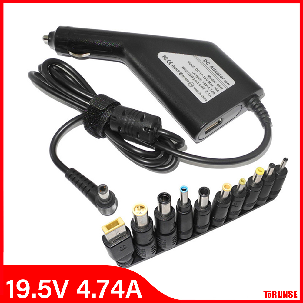 Laptop Accessories Dell - Car Charger19V 4.74A 90W Universal Laptop