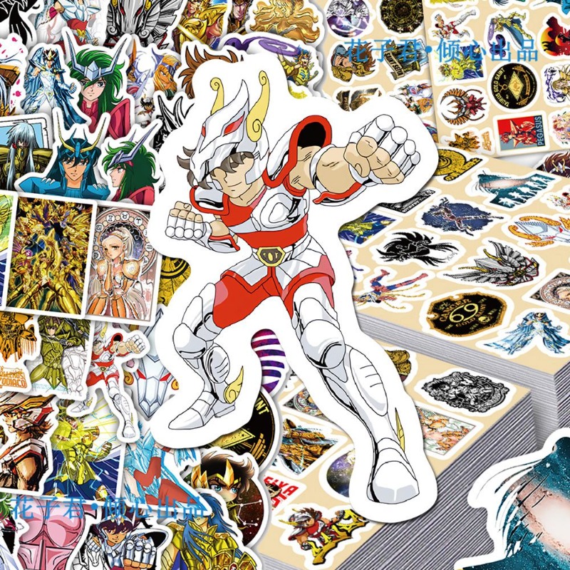 101Pcs Saint Seiya Anime Stick - Laptop Office Accessories บทวิจารณ์และราคา