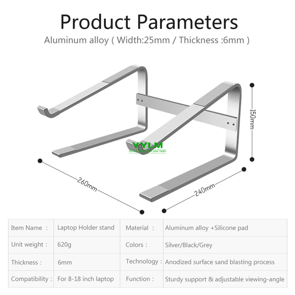 Aluminum Laptop Stand Notebook - Laptop Accessories Dell บทวิจารณ์และราคา