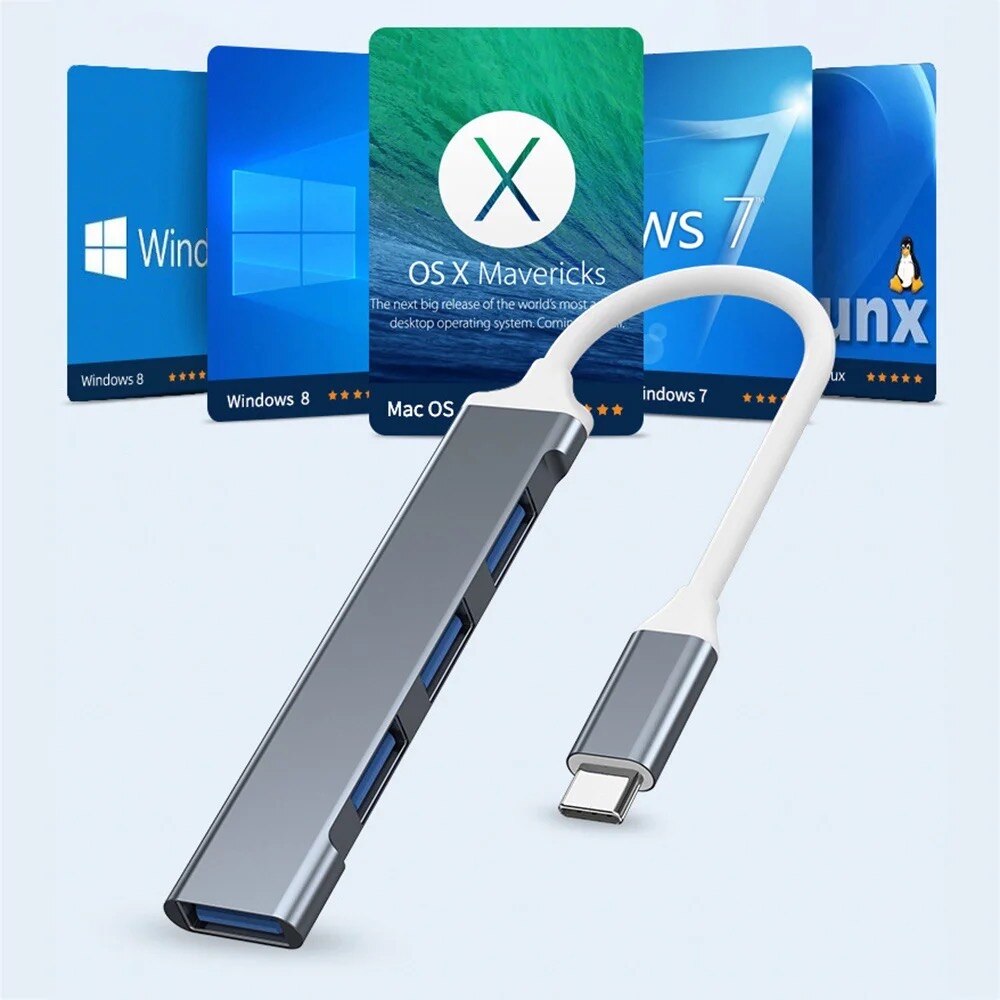 4 Ports Multi Splitter USB 3.0 - Xiaomi Laptop Accessories บทวิจารณ์และราคา