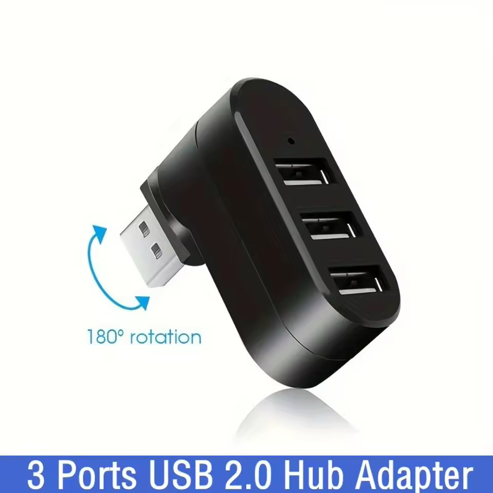 USB 2.0 Hub 3 Ports 180° Rotat - Xiaomi Laptop Accessories บทวิจารณ์และราคา
