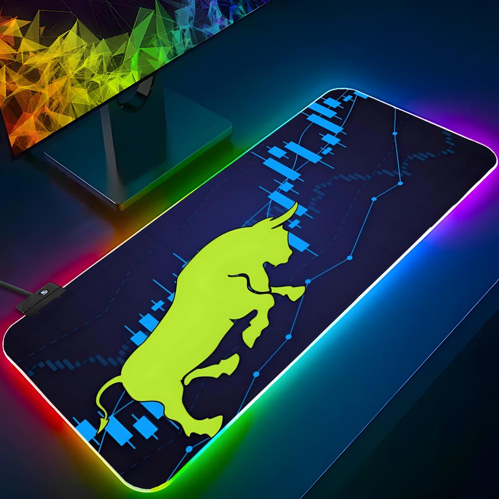 Market Bull Mouse Pad RGB Back - Laptop Accessories Market บทวิจารณ์และราคา