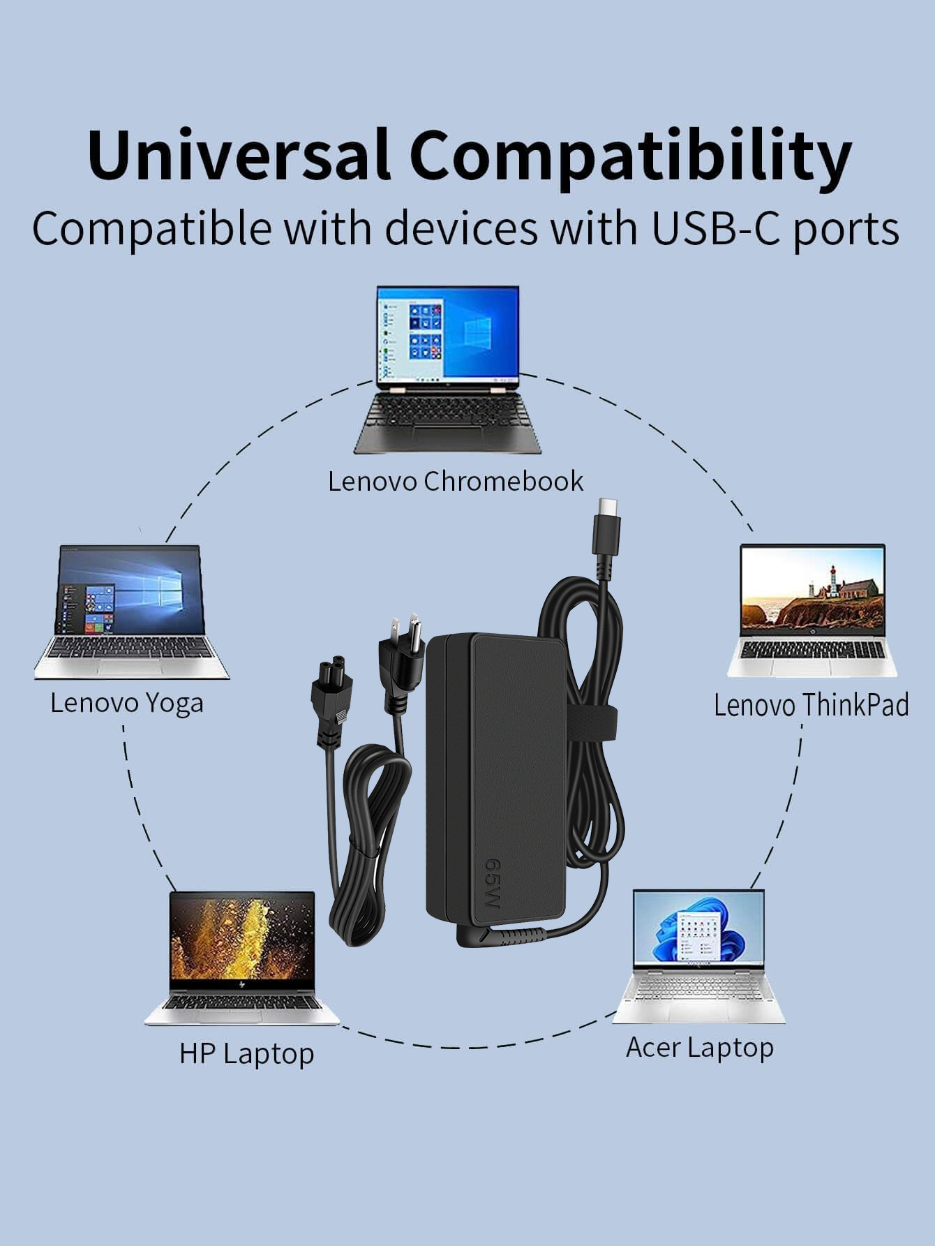 Reletech 65W USB C Laptop Char - Laptop Accessories Dell บทวิจารณ์และราคา