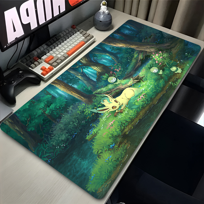 Mouse Pad Gamer P-pokemon Leaf - Laptop Office Accessories บทวิจารณ์และราคา