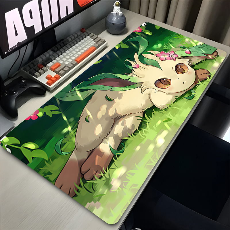 Mouse Pad Gamer P-pokemon Leaf - Laptop Office Accessories บทวิจารณ์และราคา
