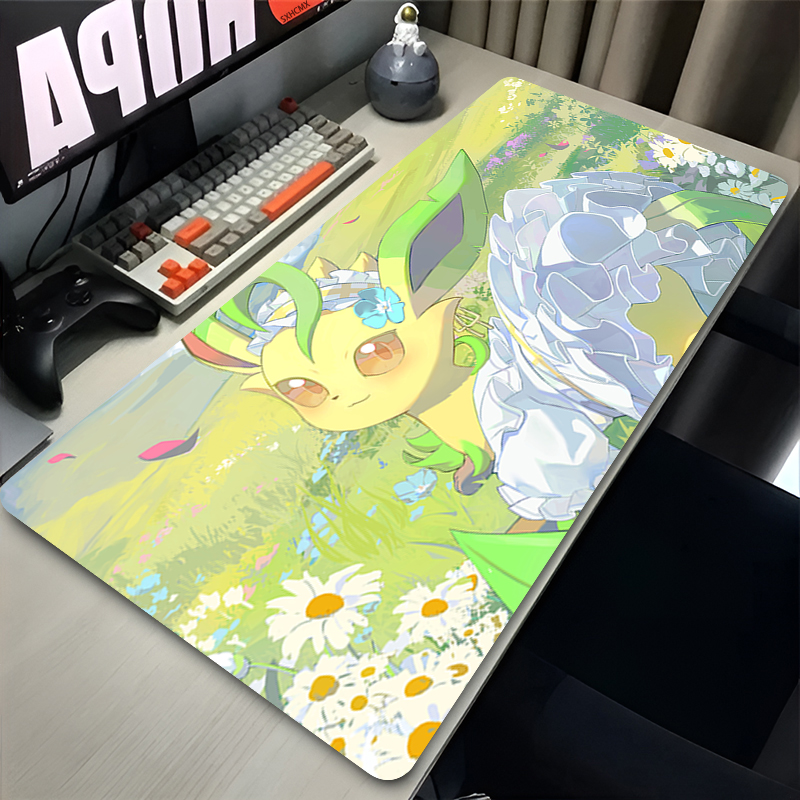 Mouse Pad Gamer P-pokemon Leaf - Laptop Office Accessories บทวิจารณ์และราคา