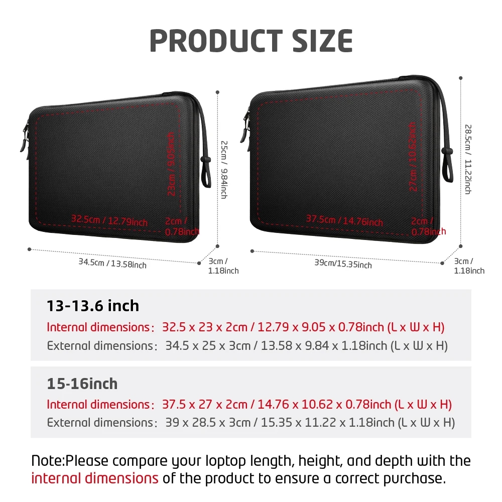 13 13.6 15 16 Laptop Sleeve Ca - Laptop Sleeve Neoprene บทวิจารณ์และราคา