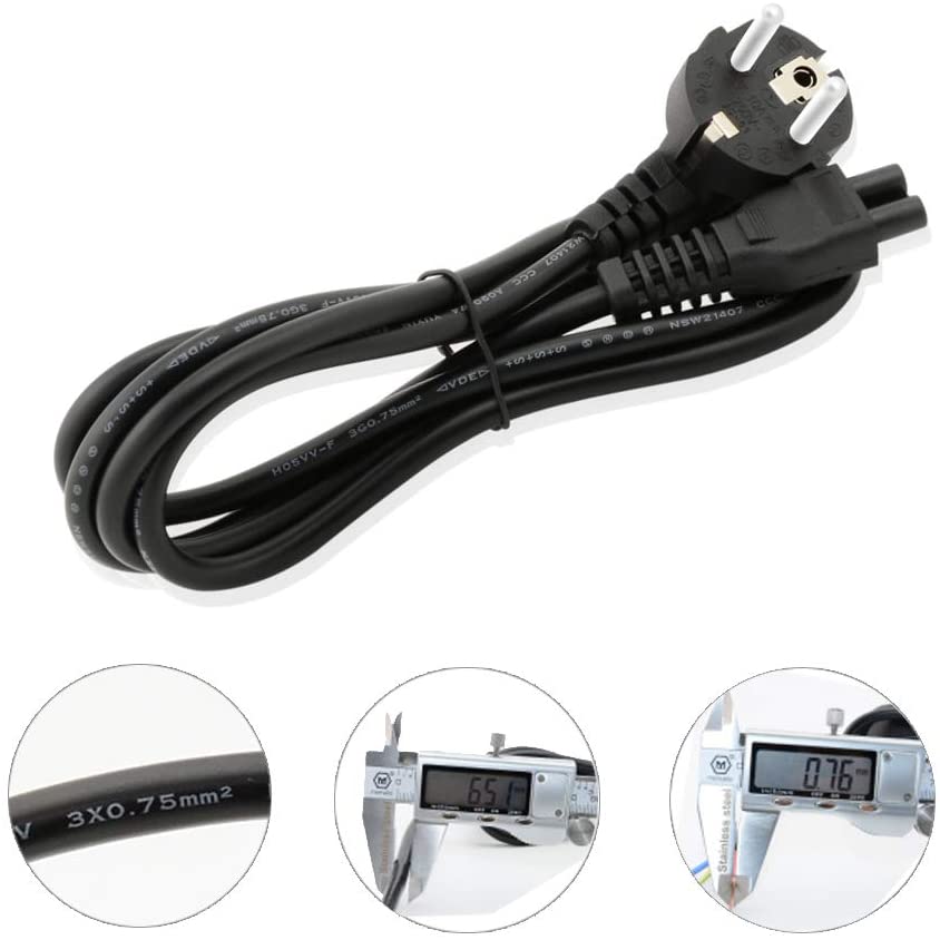 1.5M EU Universal Laptop 3-pin - Laptop Accessories Dell บทวิจารณ์และราคา