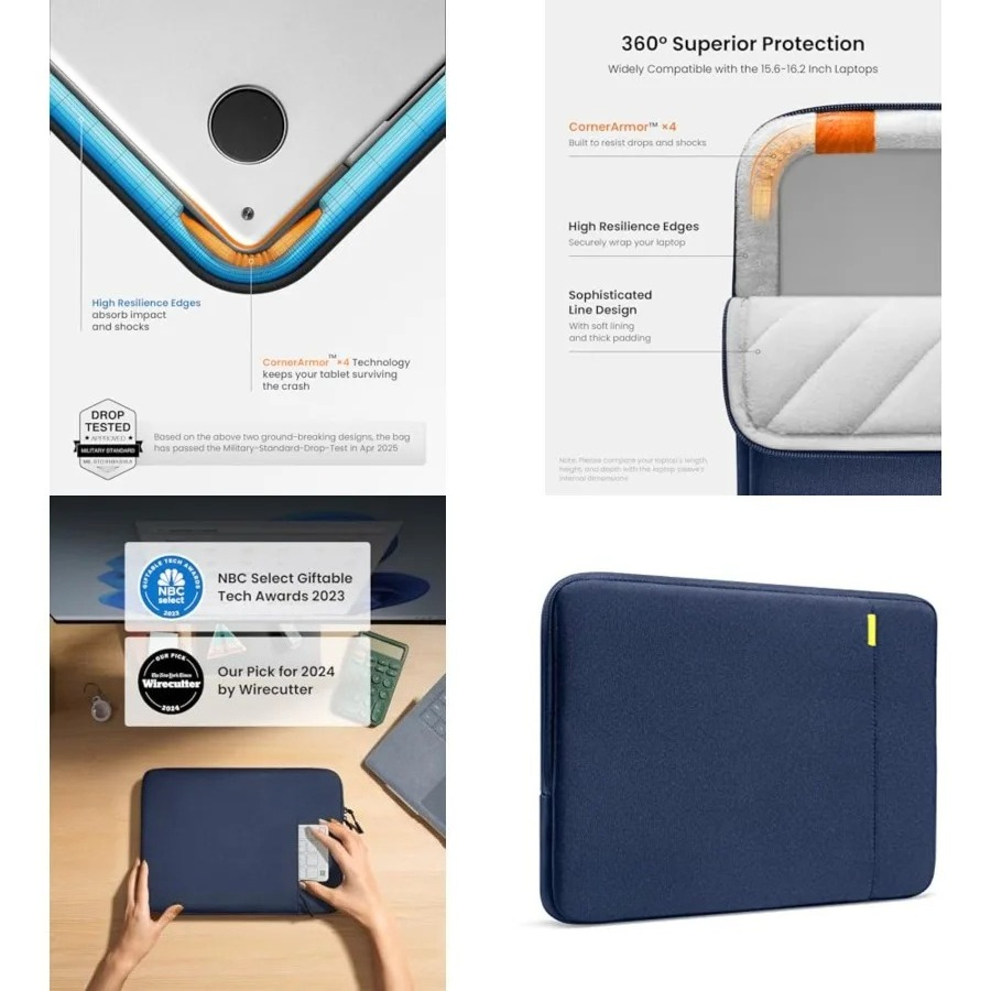 360° Protective Laptop Sleeve  - Laptop Accessories For Asus Vivobook บทวิจารณ์และราคา