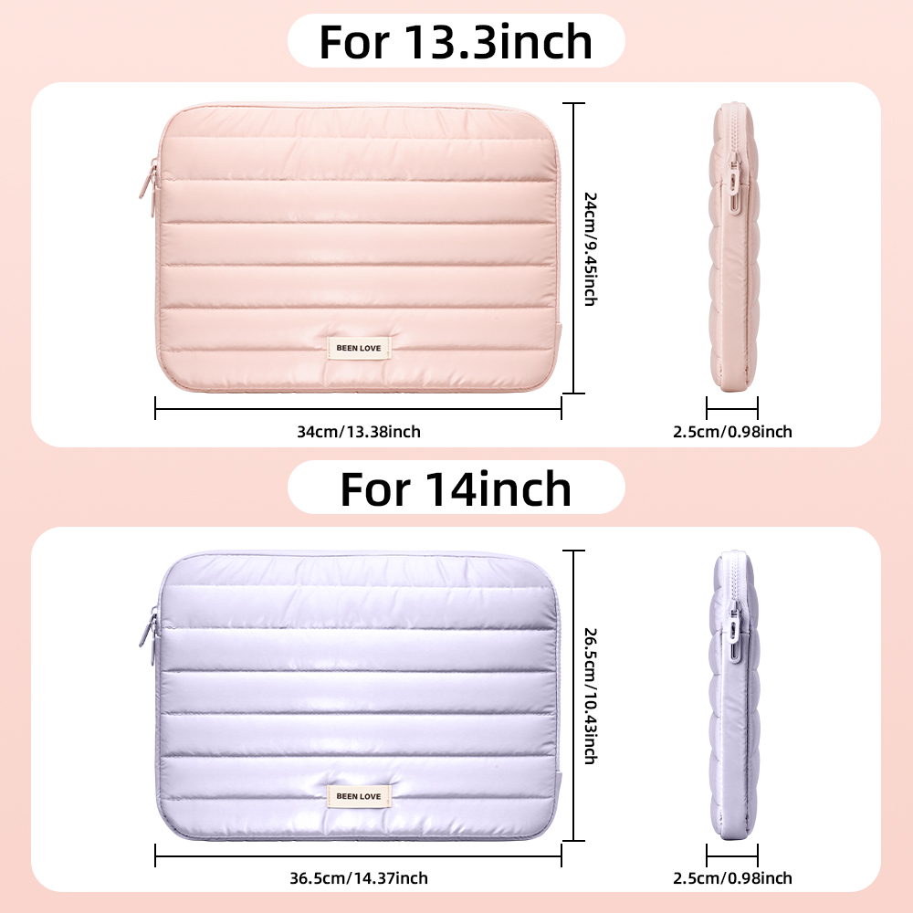 13/14 Inch Puffy Laptop Sleeve - Laptop Sleeve Neoprene บทวิจารณ์และราคา