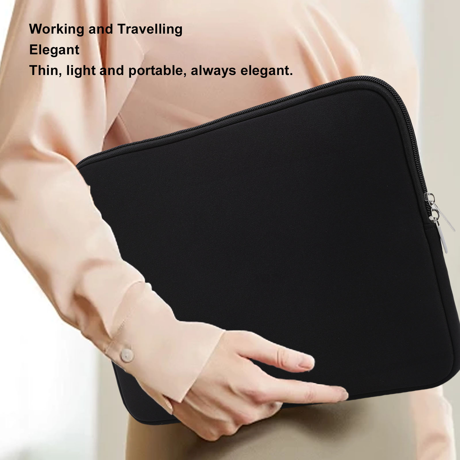 Tablet Bag Black Water Proof N - Laptop Sleeve Neoprene บทวิจารณ์และราคา