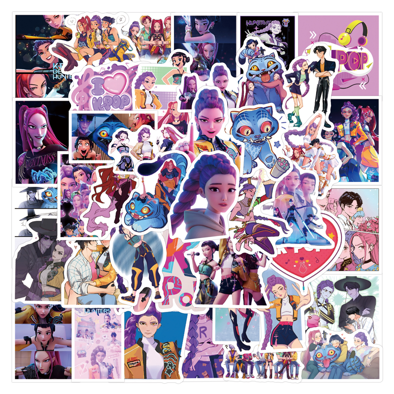 100 cartoon anime stickers are - Laptop Office Accessories บทวิจารณ์และราคา