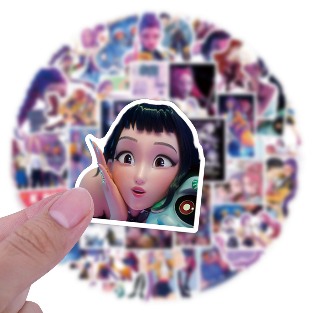 100 cartoon anime stickers are - Laptop Office Accessories บทวิจารณ์และราคา