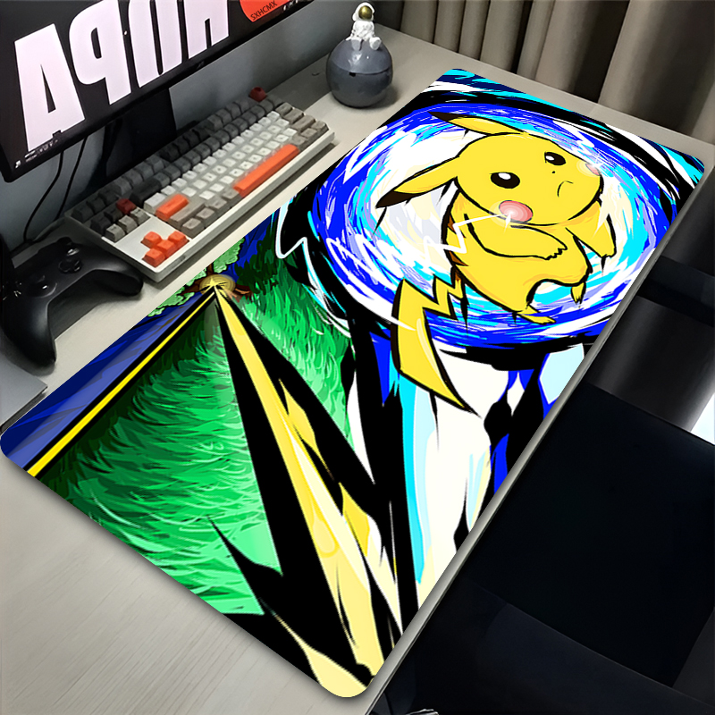 Mouse Pad P-pokemon Pikachu Co - Laptop Office Accessories บทวิจารณ์และราคา