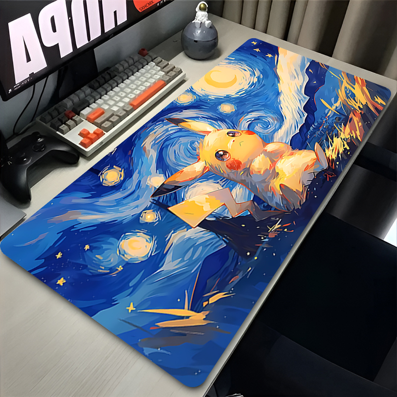 Mouse Pad P-pokemon Pikachu Co - Laptop Office Accessories บทวิจารณ์และราคา